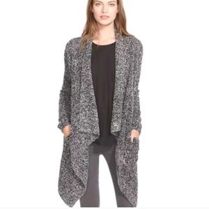 Joie “Vangeline” boucle draped cardigan